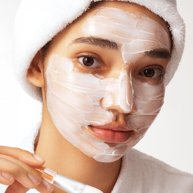 application-of-restorative-night-mask-for-anti-wrinkle-on-female-model-face